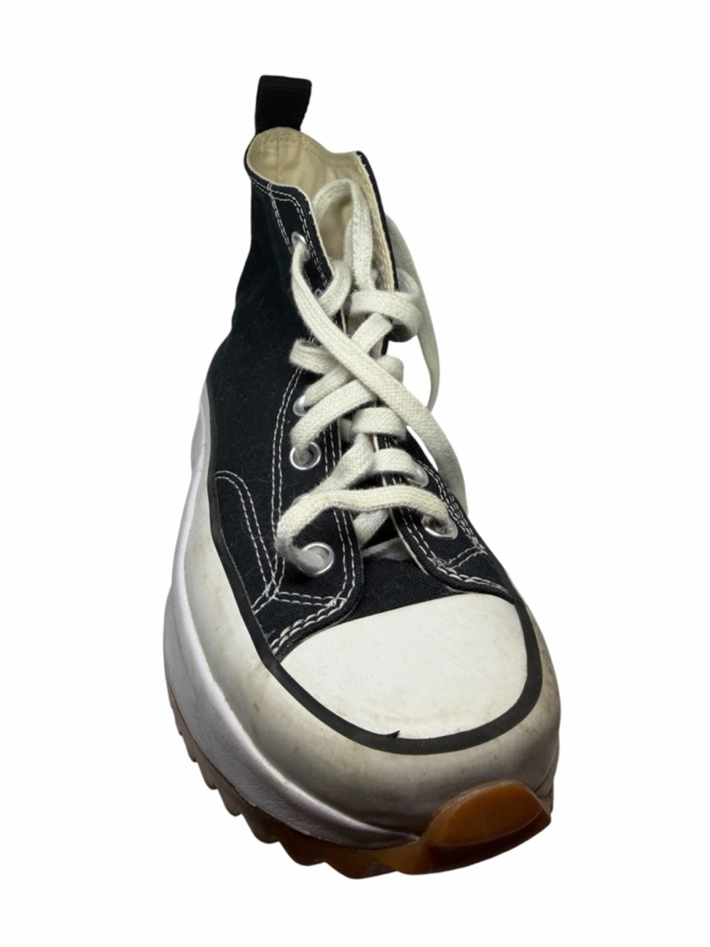 Converse All Stars Run Star Hike Platform Sneakers Black White - Picture 13 of 14
